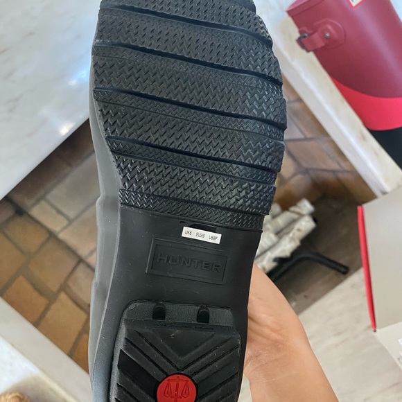 Hunter Asymmetric Colorblock Welly Boot LIKE NEW - Picture 8 of 10